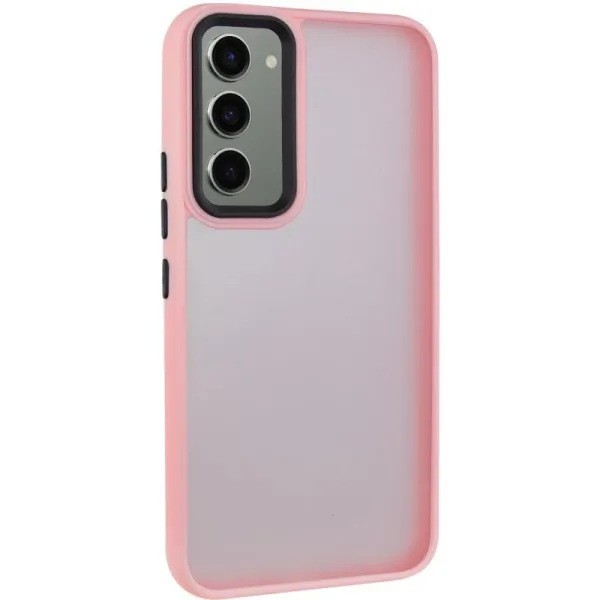 Чехол TPU+PC Lyon Frosted для Samsung Galaxy A15 4G/5G / M15 5G — Розовый — фото 1