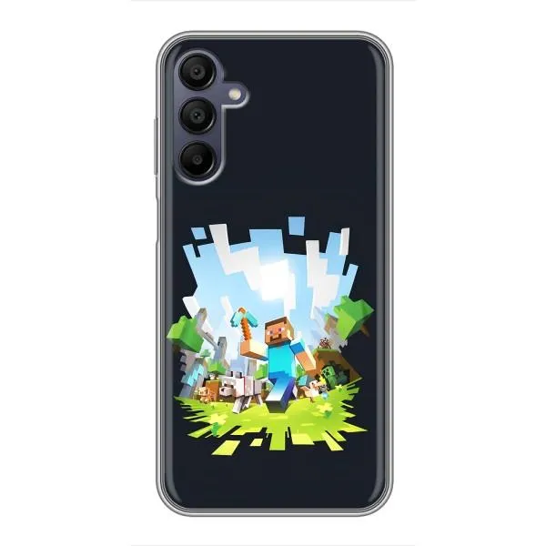 Чохол з принтом «персонажі Minecraft» для Samsung Galaxy A15 (A155) Чохол з принтом «персонажі Minecraft» для Samsung Galaxy A15 (A155)