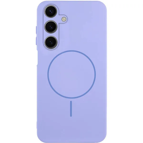 Чехол Silicone Cover Lakshmi Full Camera (AA) with Magnetic Fit для Samsung Galaxy A17 4G/5G — Сиреневый — фото 1 Чехол Silicone Cover Lakshmi Full Camera (AA) with Magnetic Fit для Samsung Galaxy A17 4G/5G — Сиреневый — фото 1