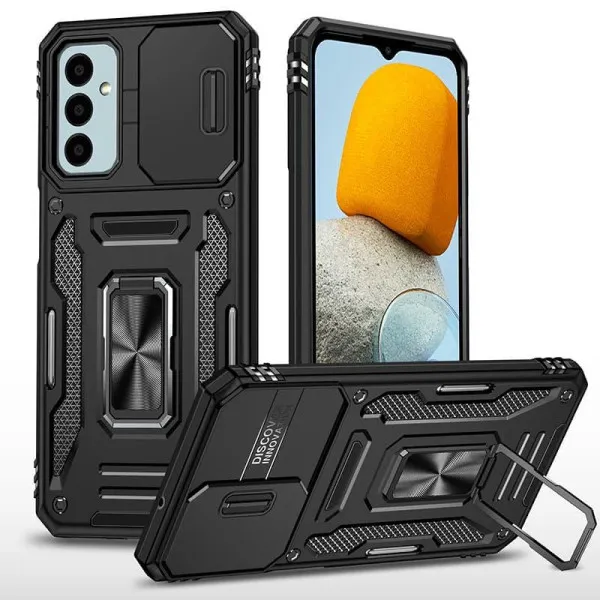 Ударостійкий чохол Camshield Army Ring для Samsung Galaxy A18 / A17 / A16 — Чорний