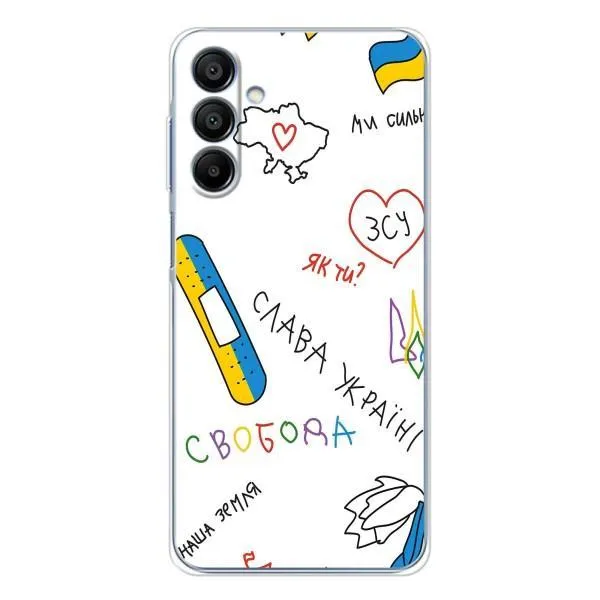 Чехол с принтом «Стикер» для Samsung Galaxy A17