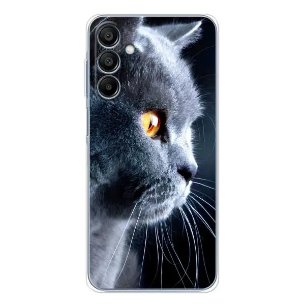 Чехол с принтом «Серый Кот» для Samsung Galaxy A17