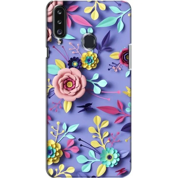 Чехол с принтом «Цветочный дизайн» для Samsung Galaxy A20s (A207) Чехол с принтом «Цветочный дизайн» для Samsung Galaxy A20s (A207)