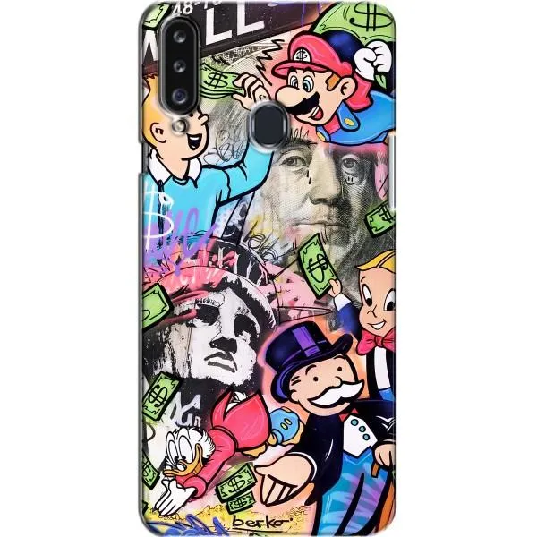 Чехол с принтом «Monopoly man» для Samsung Galaxy A20s (A207)