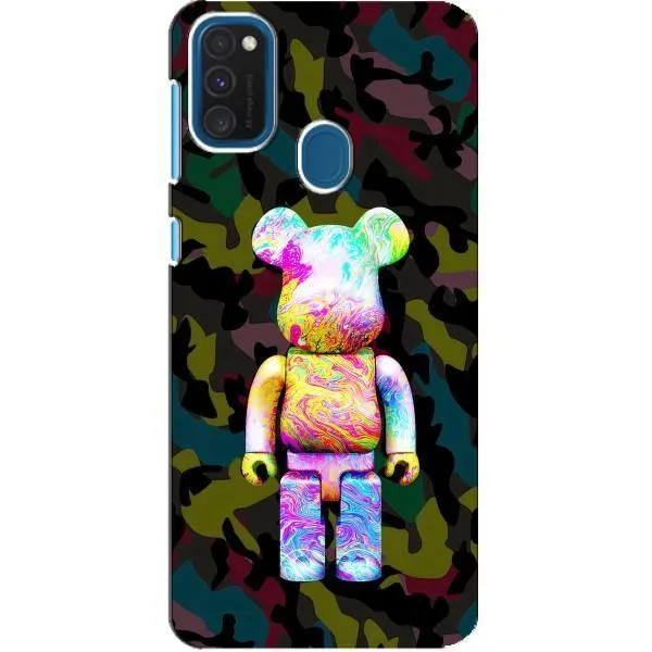 Чехол с принтом «Яркий Bearbrick» для Samsung Galaxy A21s