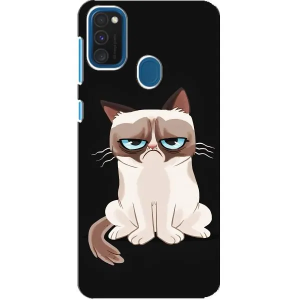 Чехол с принтом «Грустный кот» для Samsung Galaxy A21s Чехол с принтом «Грустный кот» для Samsung Galaxy A21s