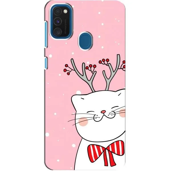 Чехол с принтом «Зимний кот» для Samsung Galaxy A21s Чехол с принтом «Зимний кот» для Samsung Galaxy A21s