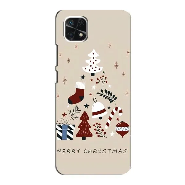 Чехол с принтом «Merry Christmas» для Samsung Galaxy A22 5G Чехол с принтом «Merry Christmas» для Samsung Galaxy A22 5G