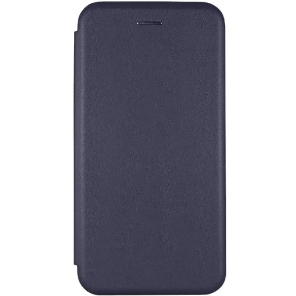 Кожаный чехол-книжка Classy для Samsung Galaxy A22 4G / M32 — Темно-синий — фото 1