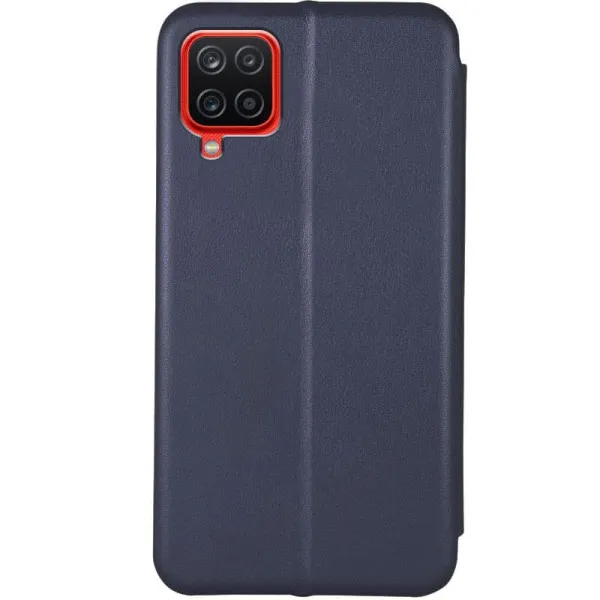 Кожаный чехол-книжка Classy для Samsung Galaxy A22 4G / M32 — Темно-синий — фото 2