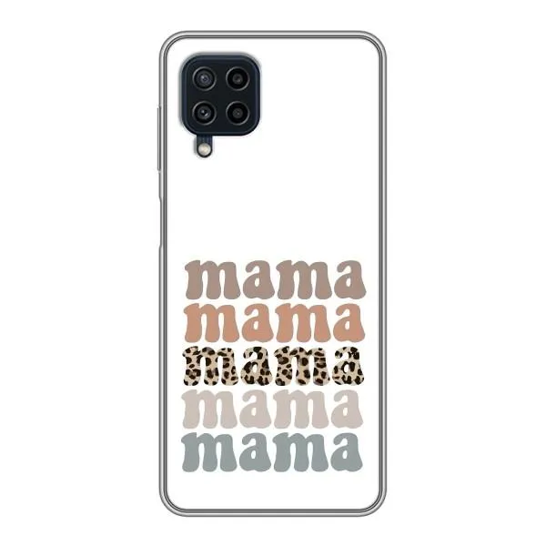 Чехол с принтом «Текстовый коллаж мама» для Samsung Galaxy A22