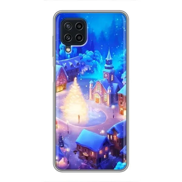 Чехол с принтом «Рождественский город» для Samsung Galaxy A22 Чехол с принтом «Рождественский город» для Samsung Galaxy A22