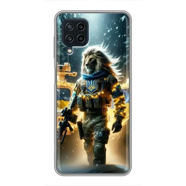 Чехол с принтом «ЛЕВ ЗСУ» для Samsung Galaxy A22 Чехол с принтом «ЛЕВ ЗСУ» для Samsung Galaxy A22