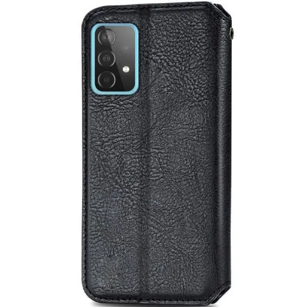 Кожаный чехол-книжка GETMAN Cubic (PU) для Samsung Galaxy A23 4G — Черный — фото 2 Кожаный чехол-книжка GETMAN Cubic (PU) для Samsung Galaxy A23 4G — Черный — фото 2
