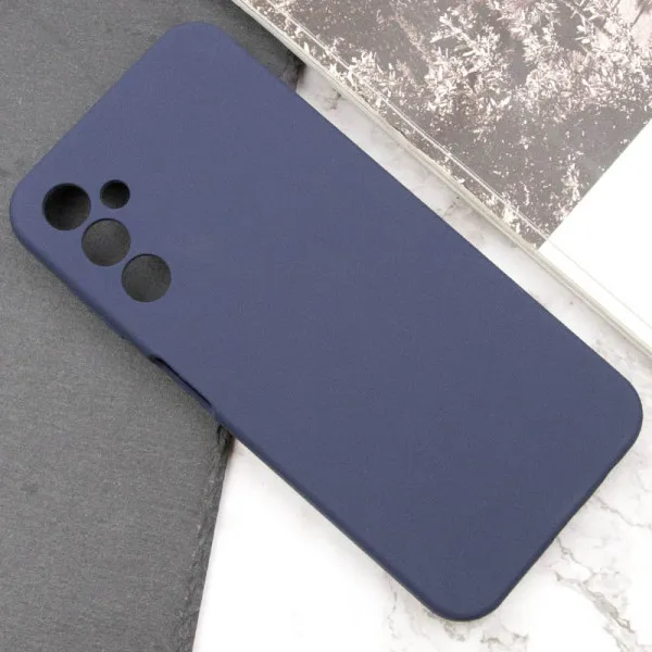 Чохол Silicone Cover Lakshmi Full Camera (AAA) для Samsung Galaxy A24 4G — Темно-синій — фото 5 Чохол Silicone Cover Lakshmi Full Camera (AAA) для Samsung Galaxy A24 4G — Темно-синій — фото 5