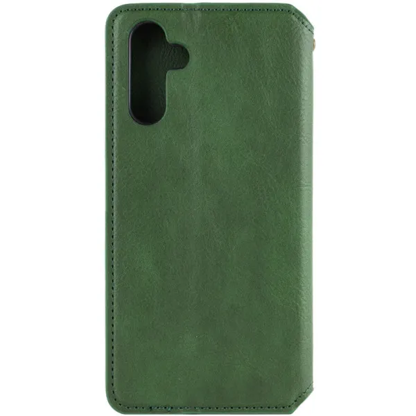 Шкіряний чохол-книжка GETMAN Cubic (PU) для Samsung Galaxy A24 4G — Зелений — фото 2