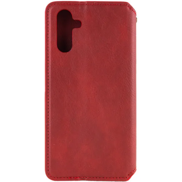 Шкіряний чохол-книжка GETMAN Cubic (PU) для Samsung Galaxy A24 4G — Червоний — фото 2