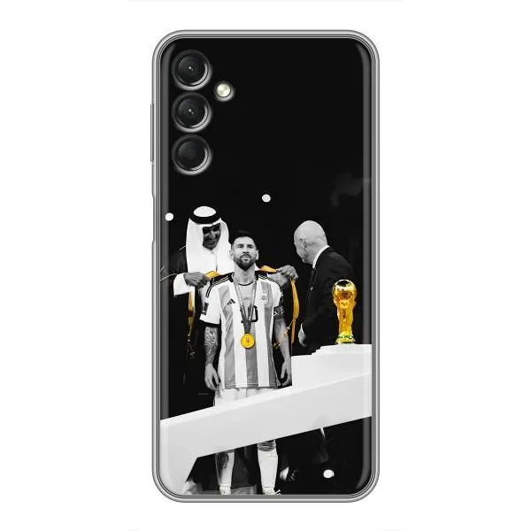 Чехол с принтом «Месси в накидке» для Samsung Galaxy A24 Чехол с принтом «Месси в накидке» для Samsung Galaxy A24