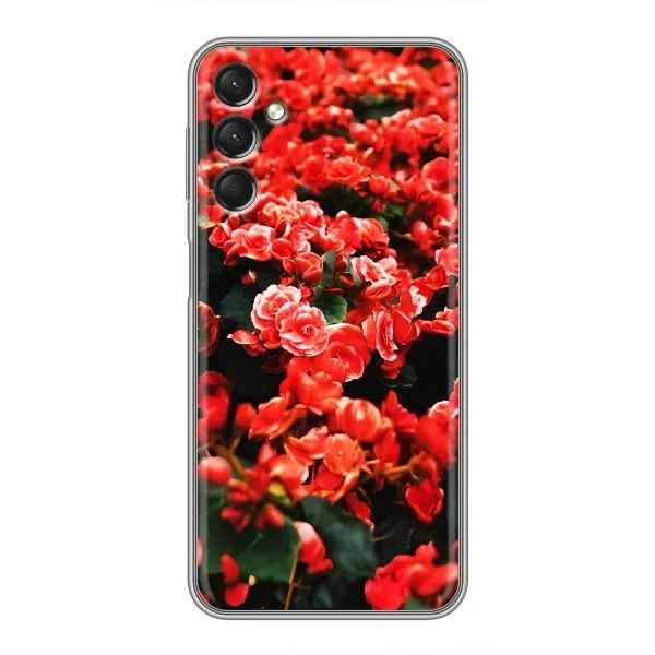 Чехол с принтом «Цветы красные» для Samsung Galaxy A24 Чехол с принтом «Цветы красные» для Samsung Galaxy A24