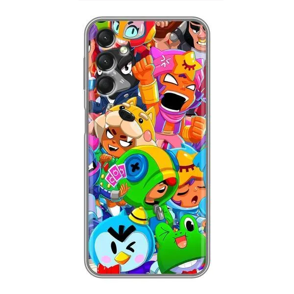Чехол с принтом «герои Бравл Старс» для Samsung Galaxy A24