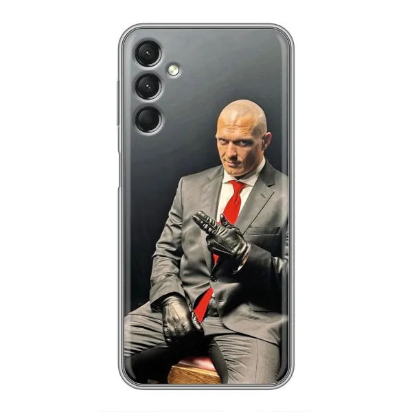 Чехол с принтом «Усик Hitman» для Samsung Galaxy A24