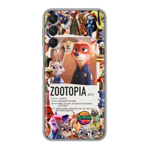 Чехол с принтом «Постер Зверополис» для Samsung Galaxy A24