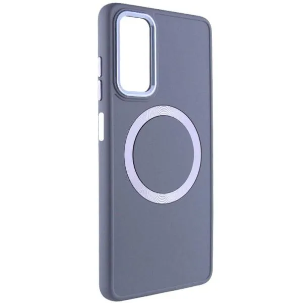 TPU чехол Bonbon Metal Style with Magnetic Fit для Samsung Galaxy A25 5G — Серый — фото 1
