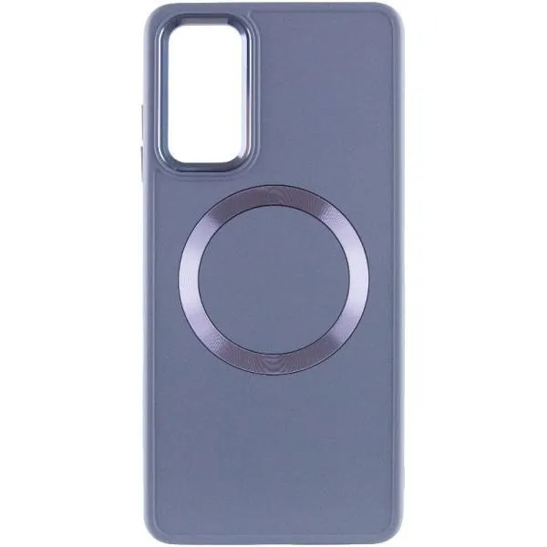 TPU чехол Bonbon Metal Style with Magnetic Fit для Samsung Galaxy A25 5G — Серый — фото 2
