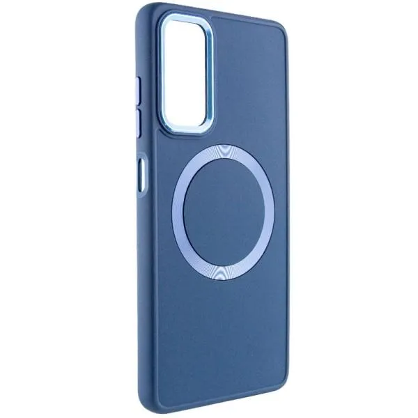 TPU чехол Bonbon Metal Style with Magnetic Fit для Samsung Galaxy A25 5G — Синий — фото 1
