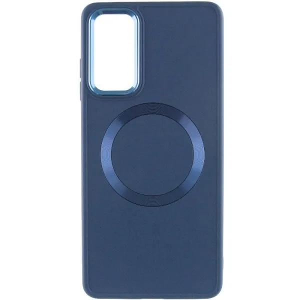 TPU чехол Bonbon Metal Style with Magnetic Fit для Samsung Galaxy A25 5G — Синий — фото 2