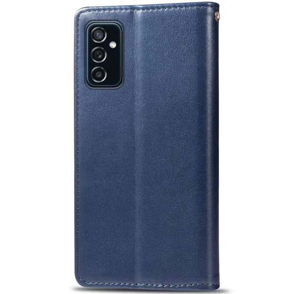 Кожаный чехол-книжка GETMAN Gallant (PU) для Samsung Galaxy A25 5G — Синий — фото 3 Кожаный чехол-книжка GETMAN Gallant (PU) для Samsung Galaxy A25 5G — Синий — фото 3