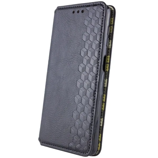 Кожаный чехол-книжка GETMAN Cubic (PU) для Samsung Galaxy A25 5G — Черный — фото 3