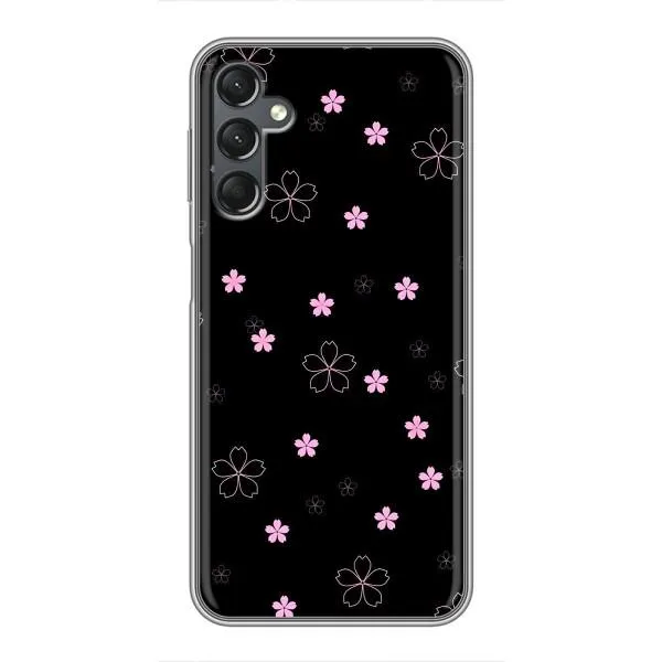 Чехол с принтом «Розовые цветы на черном» для Samsung Galaxy A25 (A256) Чехол с принтом «Розовые цветы на черном» для Samsung Galaxy A25 (A256)