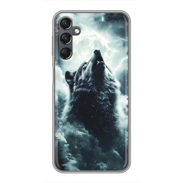 Чехол с принтом «Волк в облаках» для Samsung Galaxy A25 (A256)