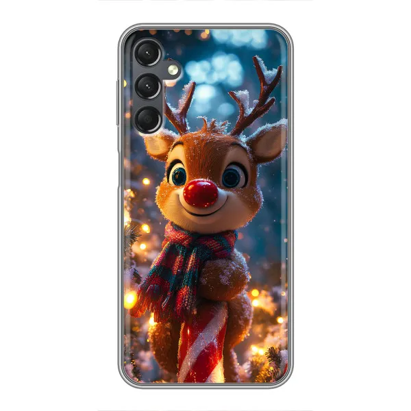Чехол с принтом «Олень с шарфом» для Samsung Galaxy A25 (A256)
