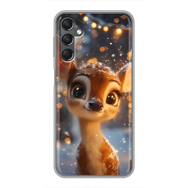 Чехол с принтом «Олененок среди гирлянд» для Samsung Galaxy A25 (A256)