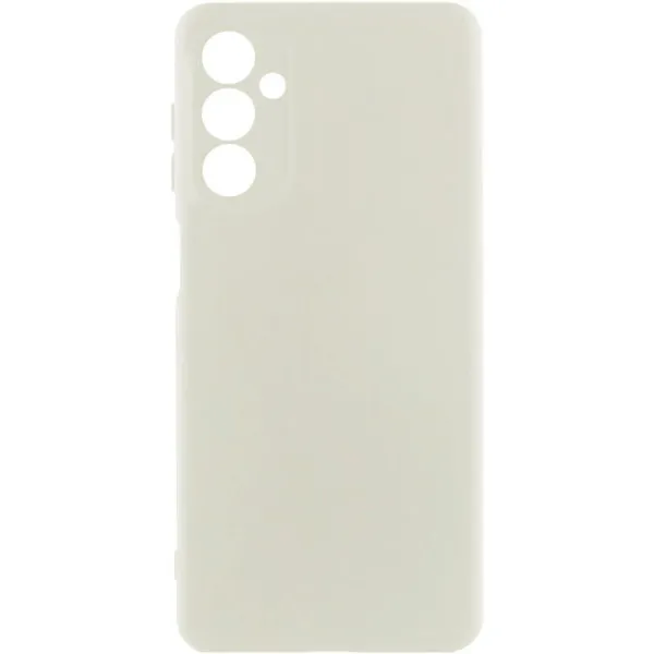 Чехол TPU GETMAN Liquid Silk Full Camera для Samsung Galaxy A26 5G — Белый