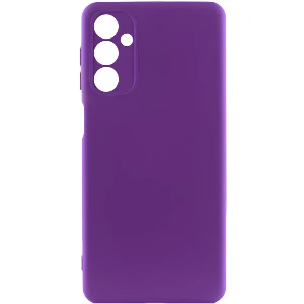 Чехол TPU GETMAN Liquid Silk Full Camera для Samsung Galaxy A27 — Фиолетовый Чехол TPU GETMAN Liquid Silk Full Camera для Samsung Galaxy A27 — Фиолетовый
