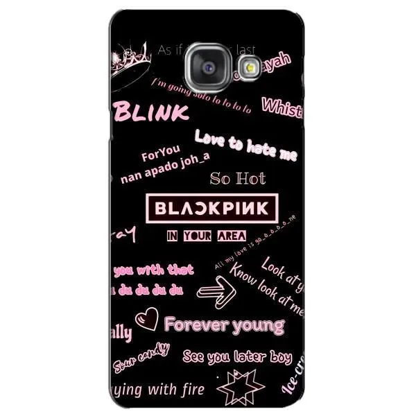 Чехол с принтом «BLACKPINK» для Samsung Galaxy A3 2016 (A3100, A310F)