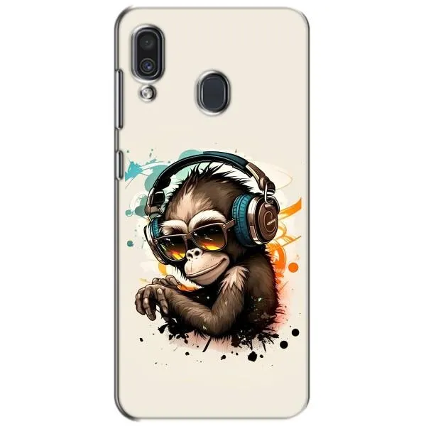 Чехол с принтом «Макака в наушниках» для Samsung Galaxy A30 2019 (A305F)