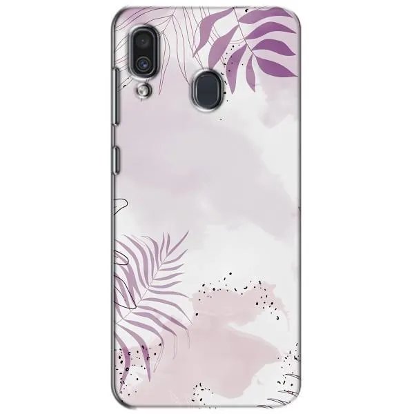 Чехол с принтом «Фиолетовые листья» для Samsung Galaxy A30 2019 (A305F)