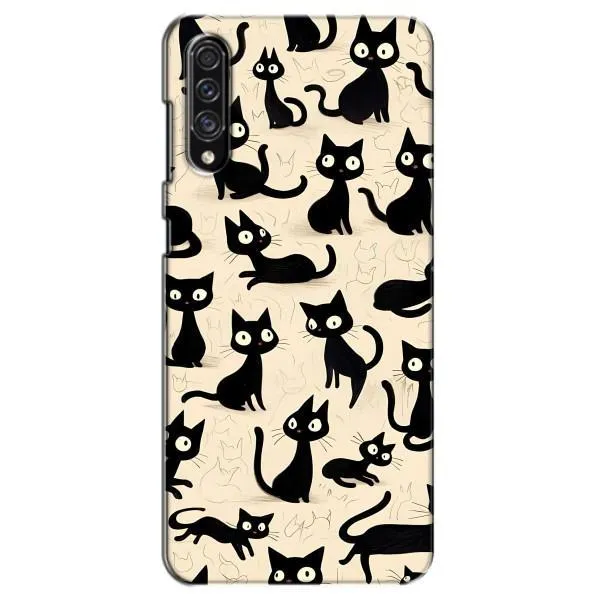Чохол з принтом «Чорні коти» для Samsung Galaxy A30s (A307) Чохол з принтом «Чорні коти» для Samsung Galaxy A30s (A307)