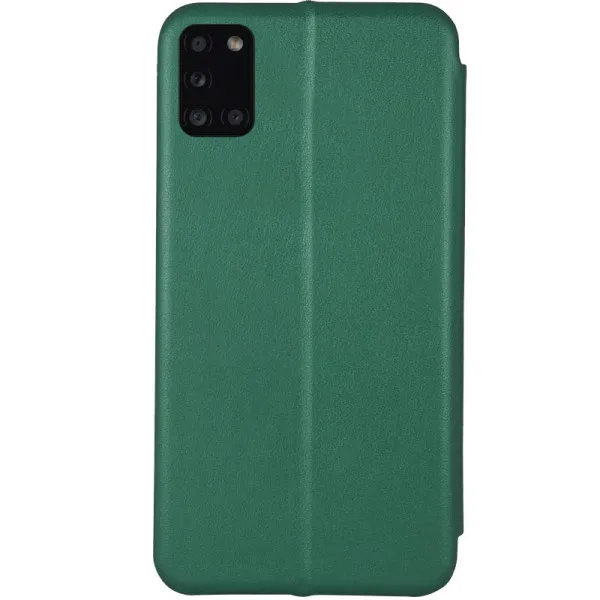 Шкіряний чохол-книжка Classy для Samsung Galaxy A31 — Зелений — фото 2