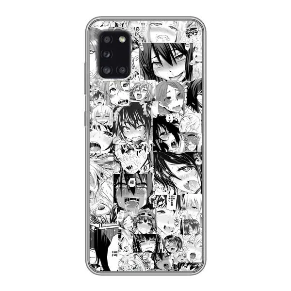 Чехол с принтом «Ahegao manga» для Samsung Galaxy A31 (A315)