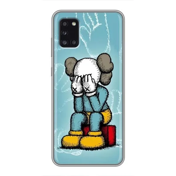 Чехол с принтом «Плач Bearbrick» для Samsung Galaxy A31 (A315)