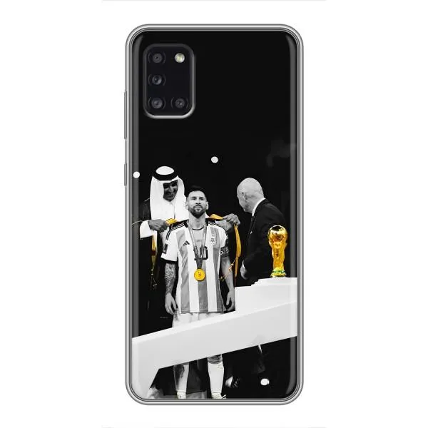 Чехол с принтом «Месси в накидке» для Samsung Galaxy A31 (A315)