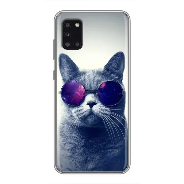 Чехол с принтом «Стильный кот» для Samsung Galaxy A31 (A315) Чехол с принтом «Стильный кот» для Samsung Galaxy A31 (A315)