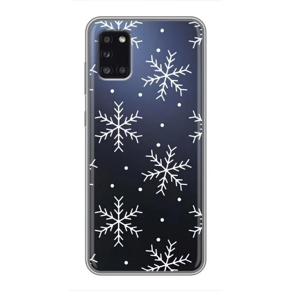 Чехол с принтом «Белые снежинки» для Samsung Galaxy A31 (A315) Чехол с принтом «Белые снежинки» для Samsung Galaxy A31 (A315)