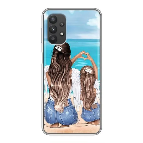 Чехол с принтом «Мама с доченькой» для Samsung Galaxy A32 (5G)
