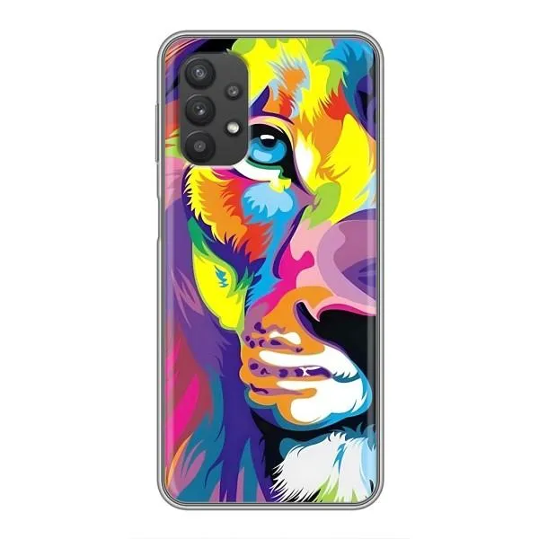 Чехол с принтом «Яркий Лев» для Samsung Galaxy A32 (5G)
